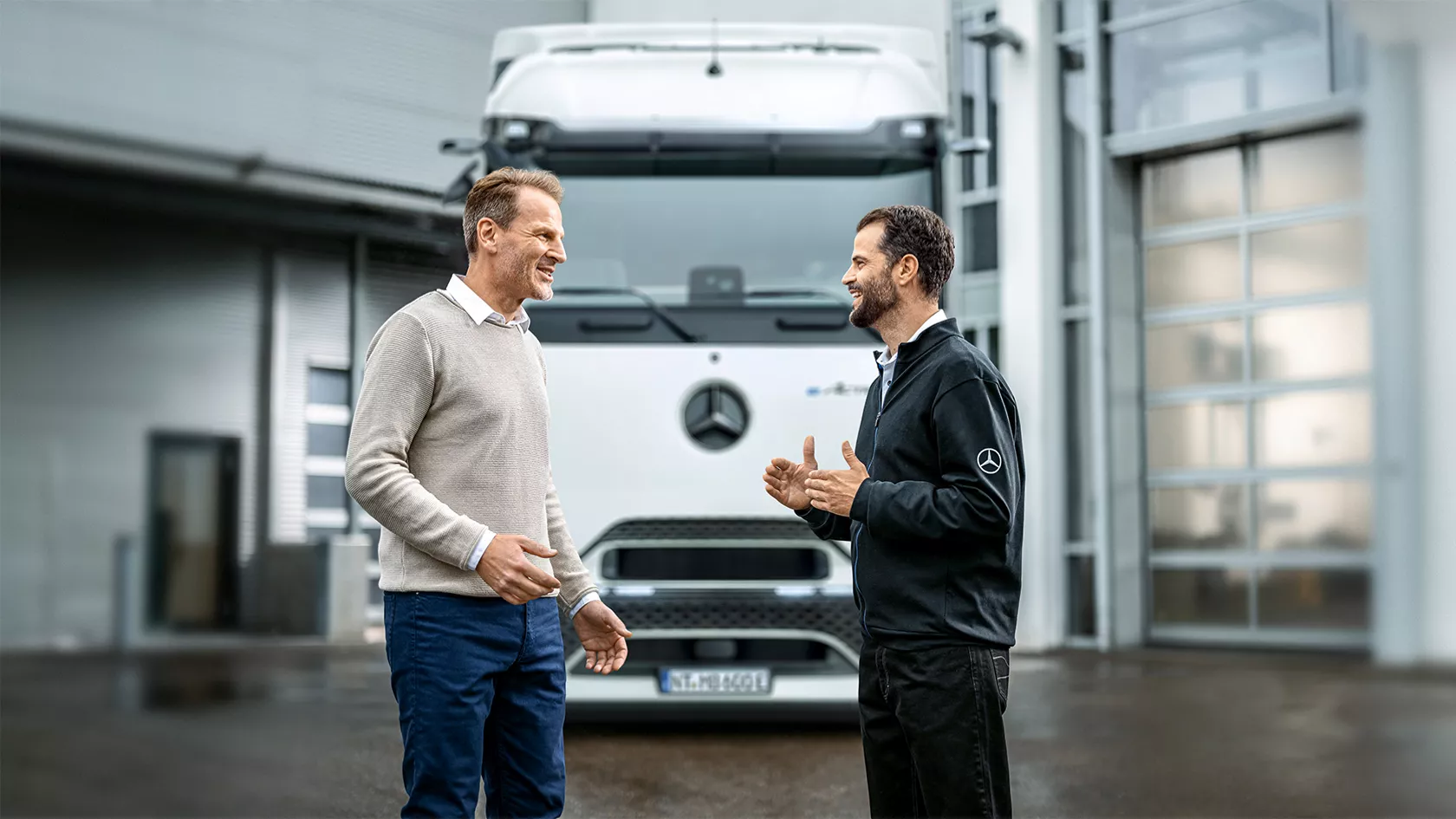 Beratung zu einem gebrauchten Mercedes-Benz LKW